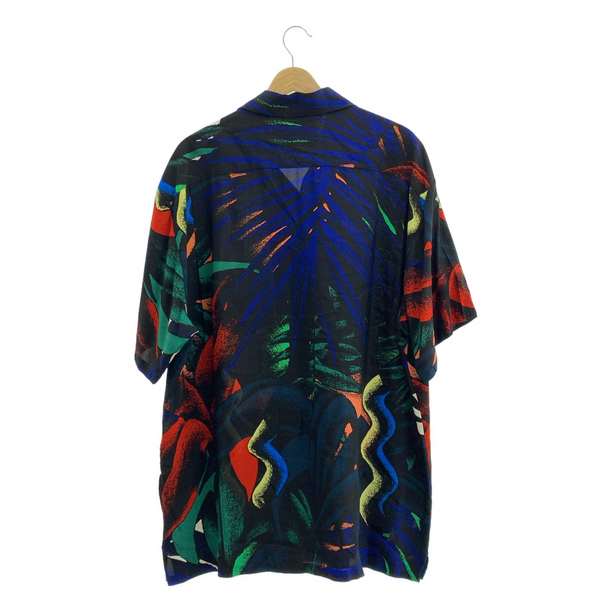 Aloha Blossom / アロハブロッサム OKINAWA ZILLA / レーヨン 総柄 オープンカラー オーバー シャツ