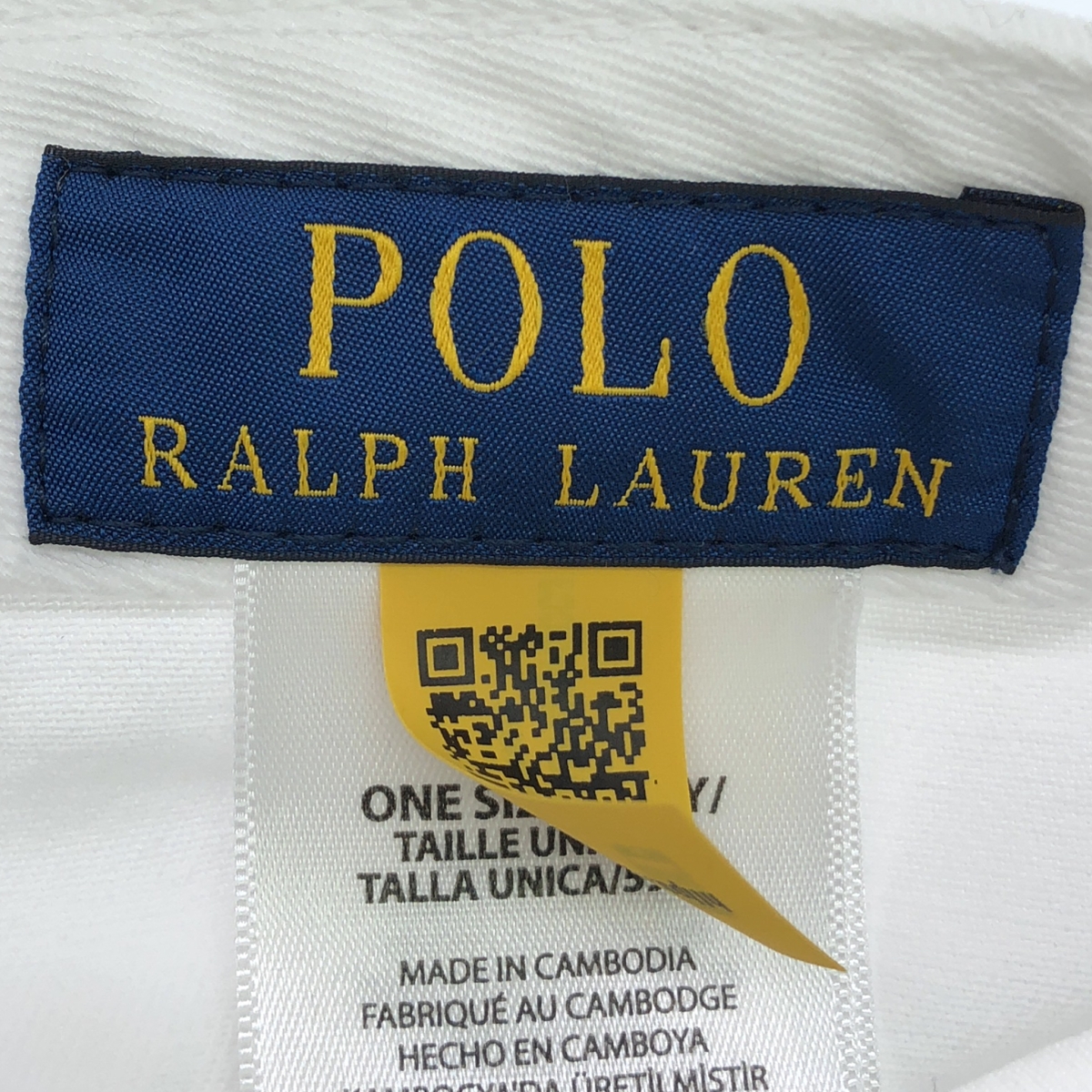 POLO RALPH LAUREN / ポロラルフローレン コットン ベースボールキャップ