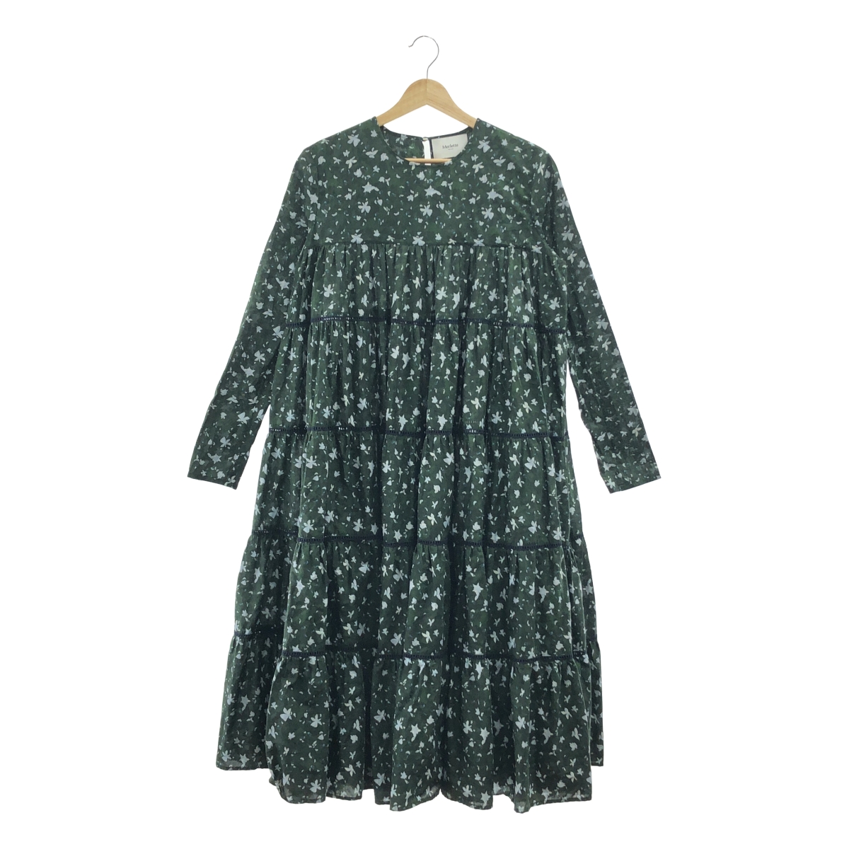 MERLETTE / マーレット MAIDA MIDI / 総柄 プリント ギャザー ボリューム ワンピース