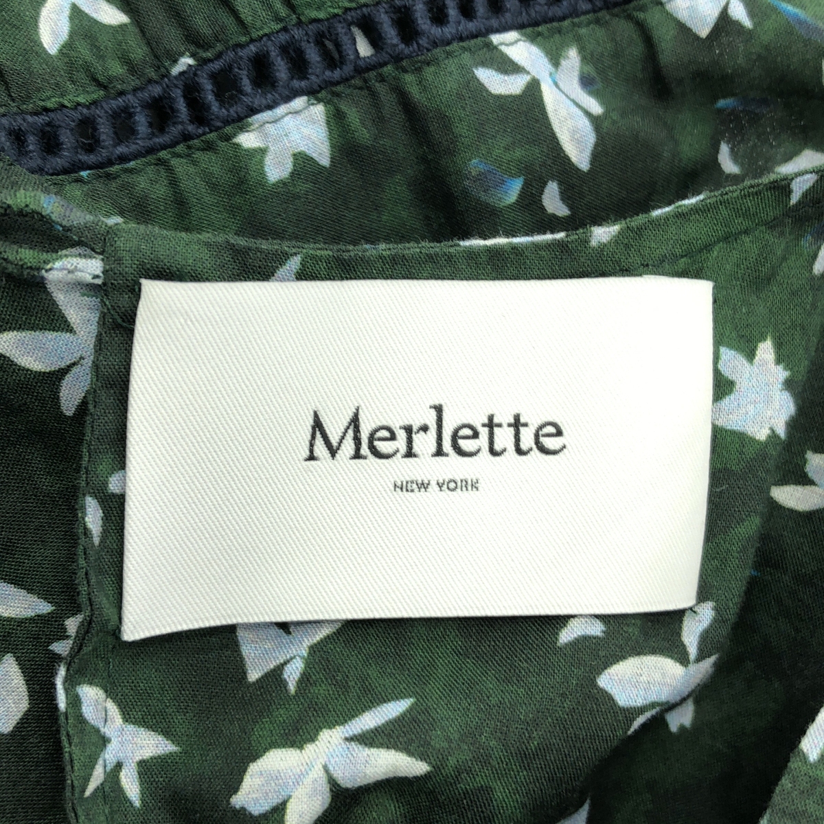 MERLETTE / マーレット MAIDA MIDI / 総柄 プリント ギャザー ボリューム ワンピース