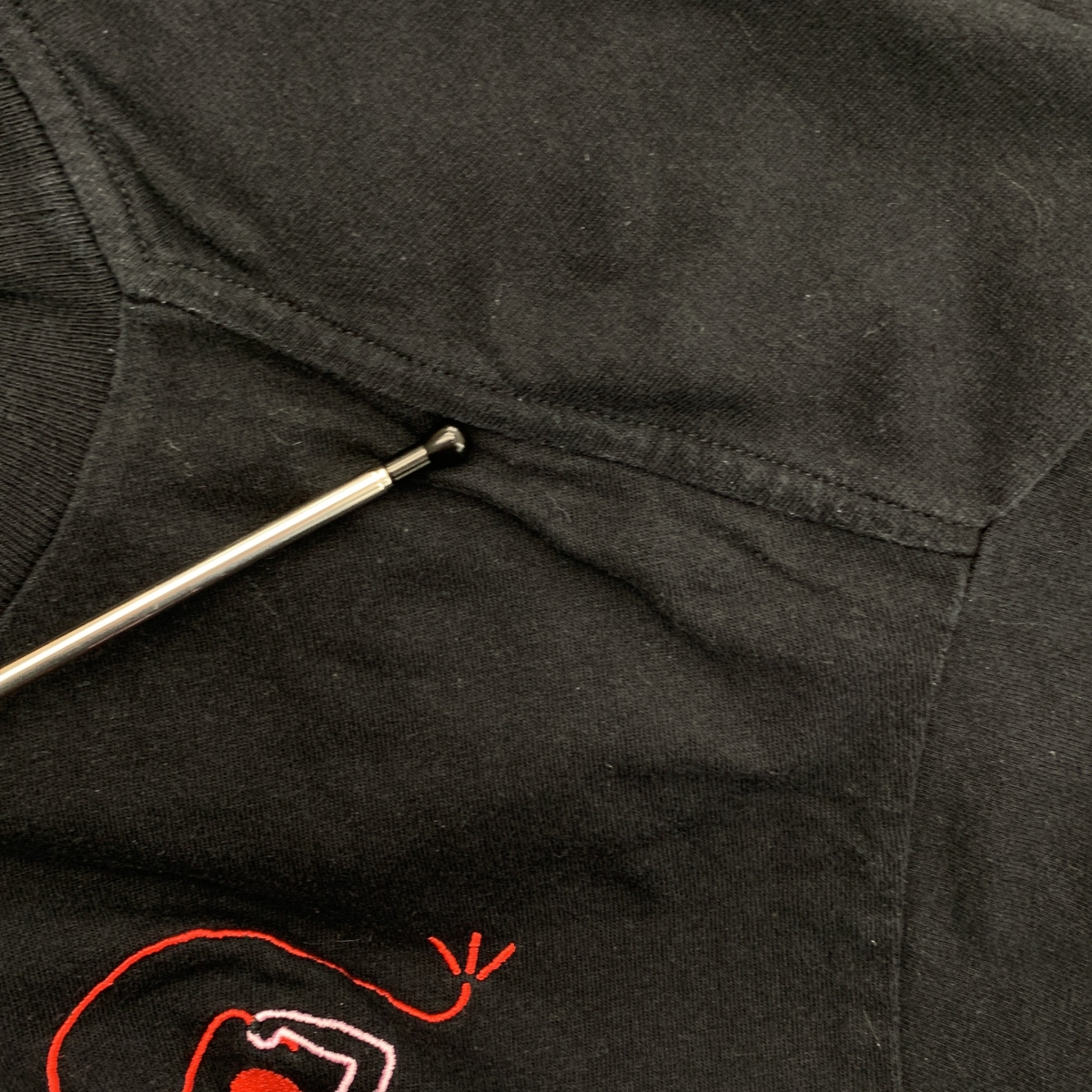 その他 コットン エンブロイダリー ロングスリーブ カットソー