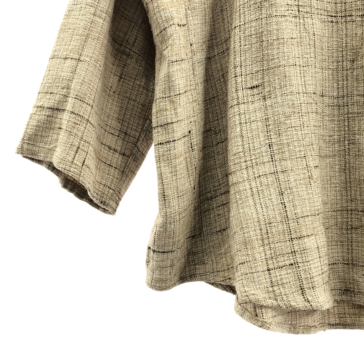 semoh / セモー ワイド シルク 長袖 シャツ