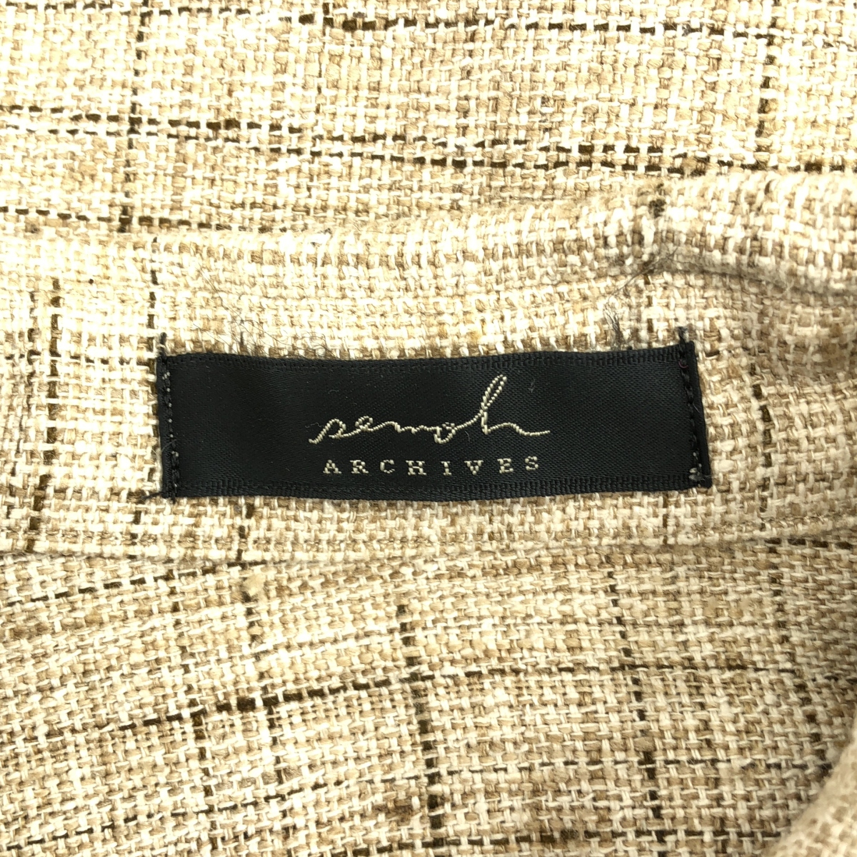 semoh / セモー ワイド シルク 長袖 シャツ