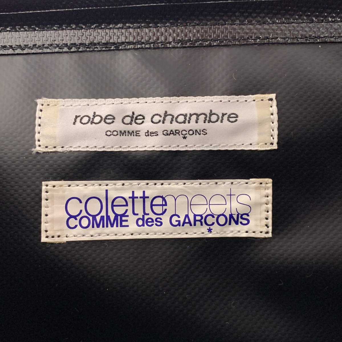 robe de chambre COMME des GARCONS / ローブドシャンブルコムデギャルソン × colette meets / コレットミーツ ロゴ ハンド トートバッグ