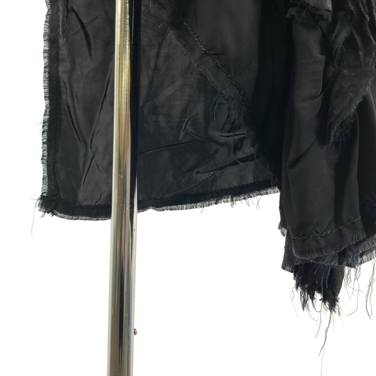 tricot COMME des GARCONS / トリココムデギャルソン レース フリル装飾 カットオフ ラップ スカート