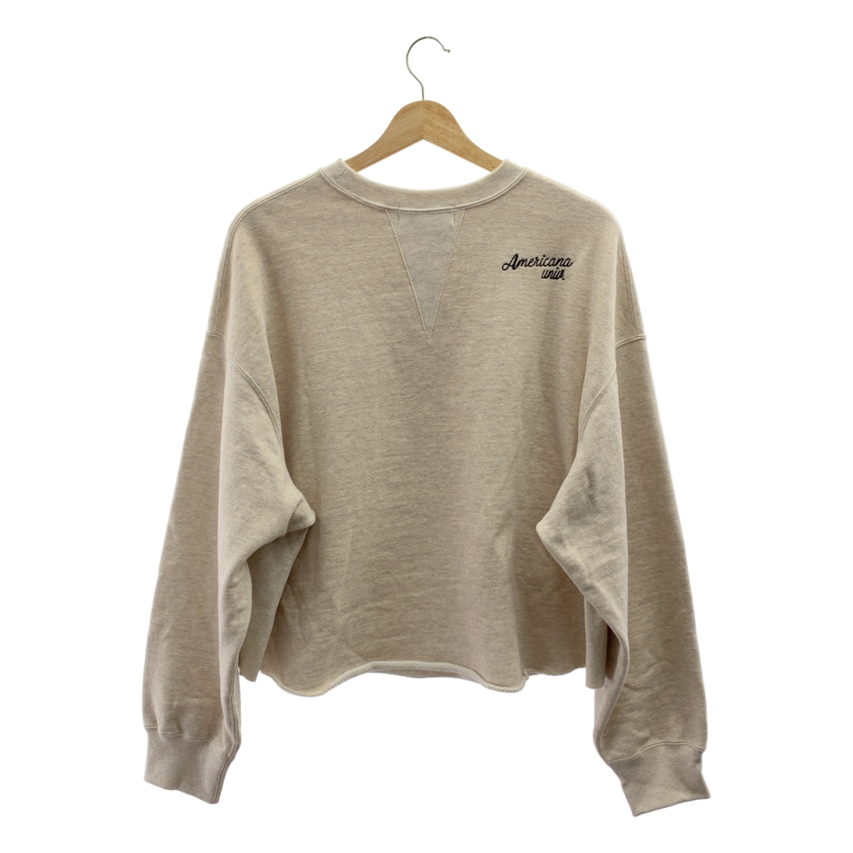 Americana / アメリカーナ BEAUTY&YOUTH リバースウィーブ ロゴ トレーナー