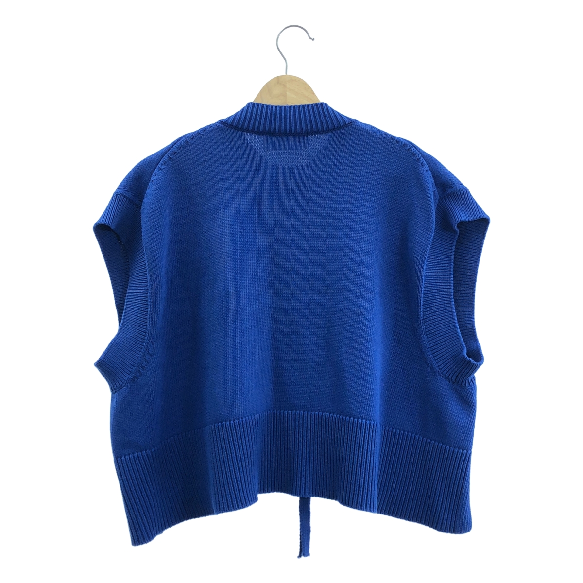 nagonstans / ナゴンスタンス zip cropped vest クロップド ニット ベスト