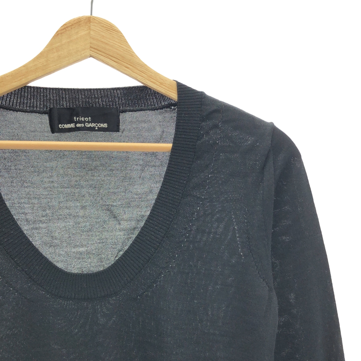 tricot COMME des GARCONS / トリココムデギャルソン ウール シルク ハイゲージ ニット