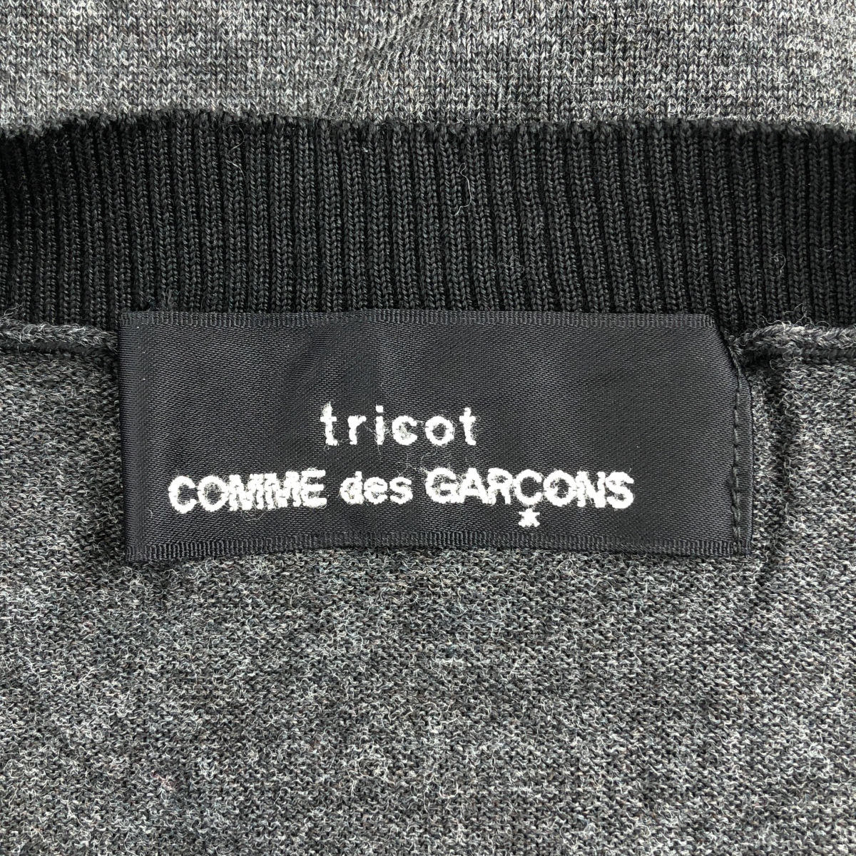 tricot COMME des GARCONS / トリココムデギャルソン ウール シルク ハイゲージ ニット