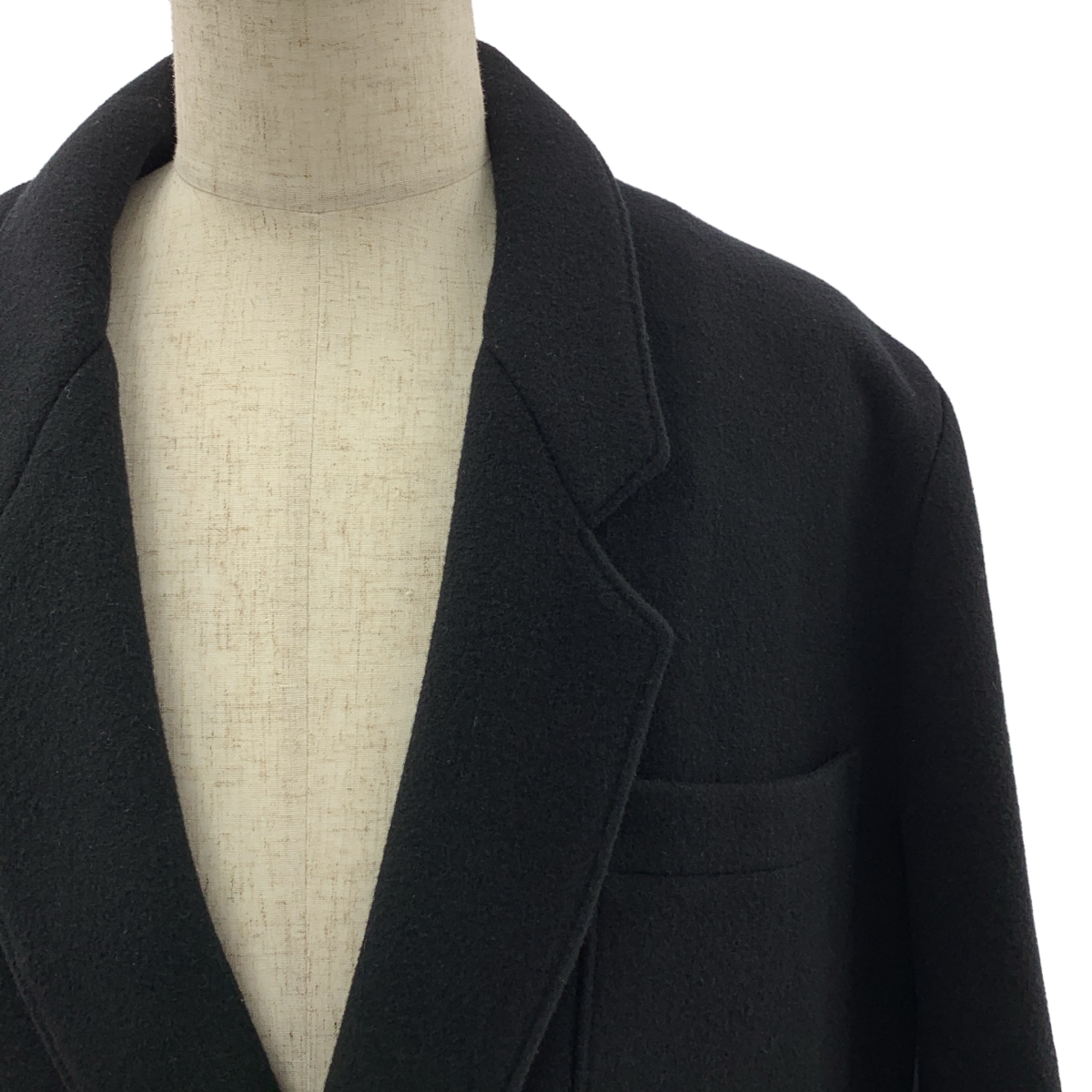 SONO / ソノ JURI JACKET / ウール オーバーシルエット シングルブレスト ジャケット / 総裏地
