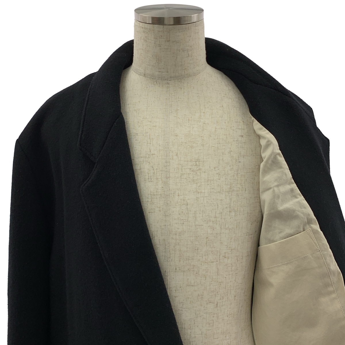 SONO / ソノ JURI JACKET / ウール オーバーシルエット シングルブレスト ジャケット / 総裏地