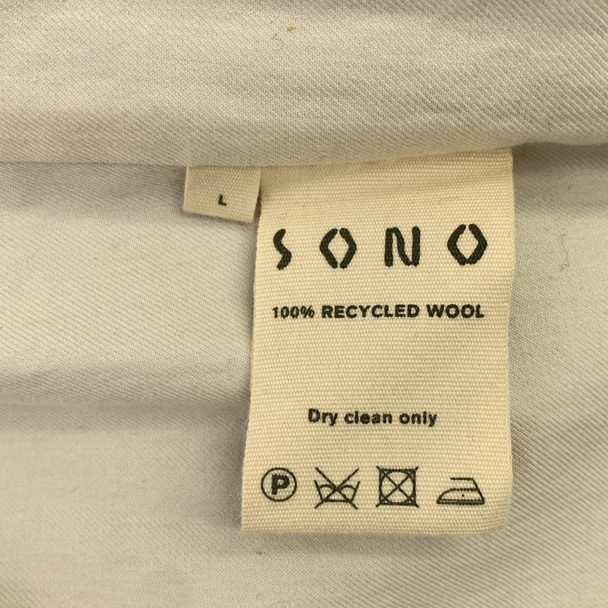 SONO / ソノ JURI JACKET / ウール オーバーシルエット シングルブレスト ジャケット / 総裏地