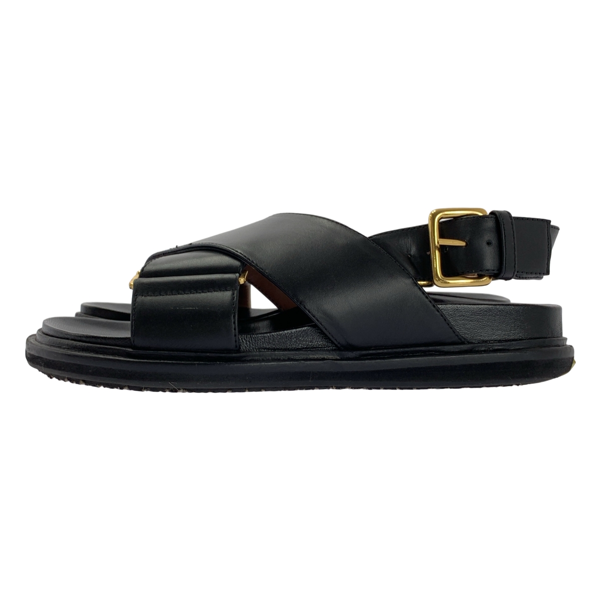 MARNI / マルニ Fussbett フスベット / レザー クロスベルト サンダル