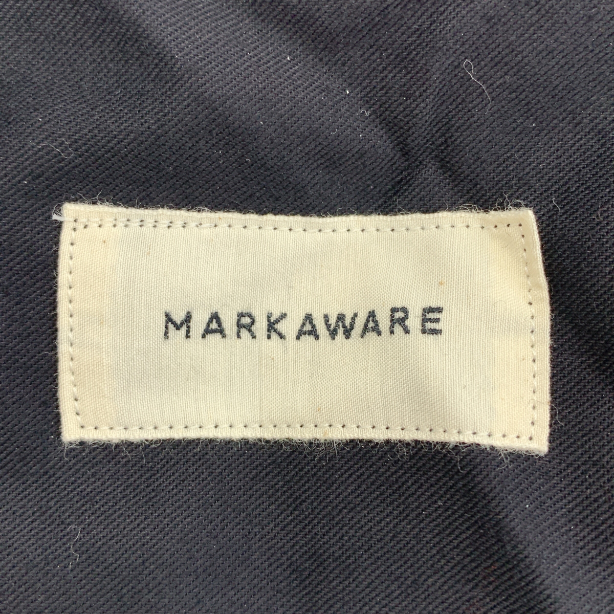 MARKAWARE / マーカウェア FRONT PLEATED PEGTOP WOOL DOBBY STRIPE ウールトロピカルペグトップパンツ
