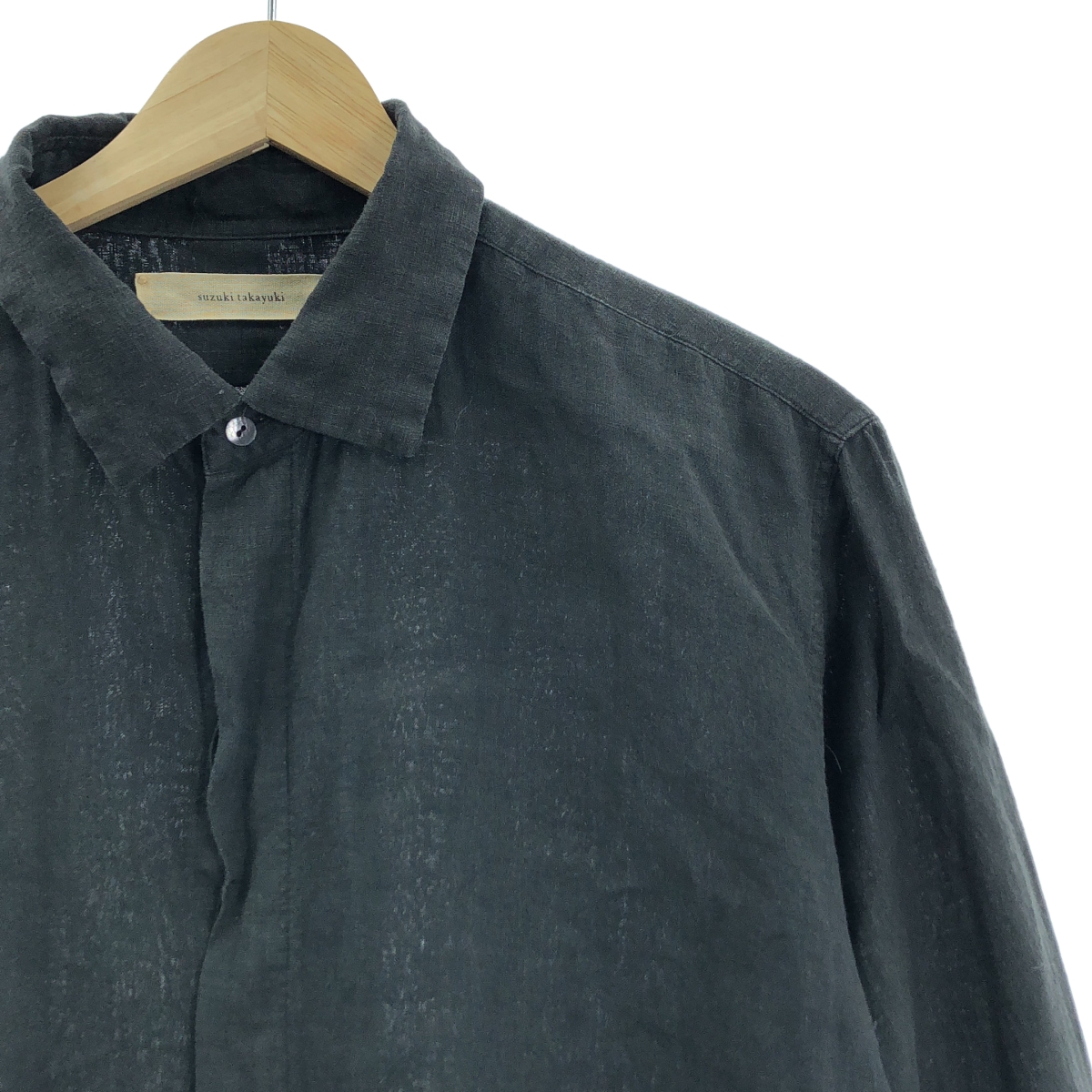 suzuki takayuki / スズキタカユキ POET'S SHIRT リネン シャツ