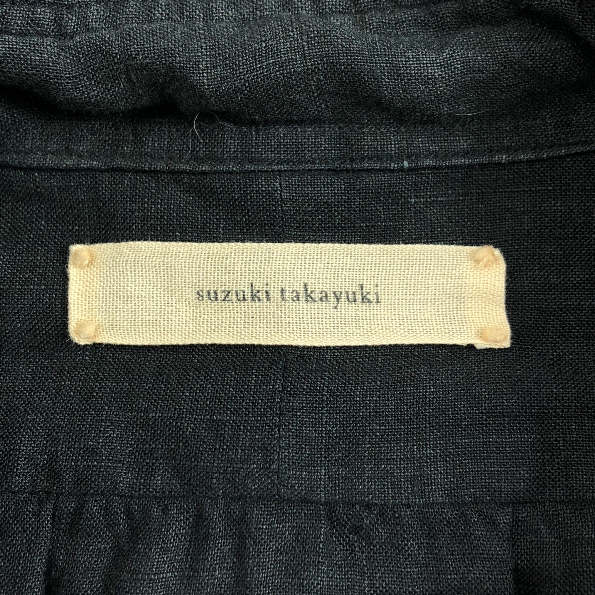 suzuki takayuki / スズキタカユキ POET'S SHIRT リネン シャツ