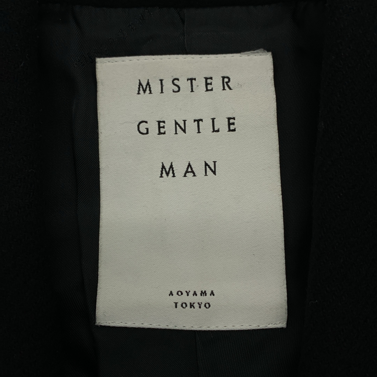 Mr.GENTLEMAN / ミスタージェントルマン ウールダブル チェスターコート