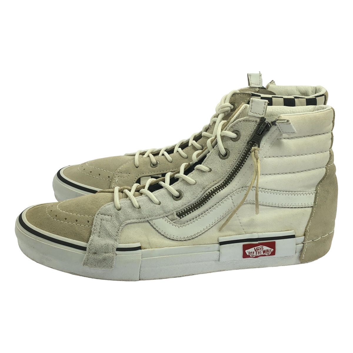 VANS / バンズ VAULT SK8-HI CAP LX MARSHMALLOW / ボルト ジップ ハイカット スニーカー