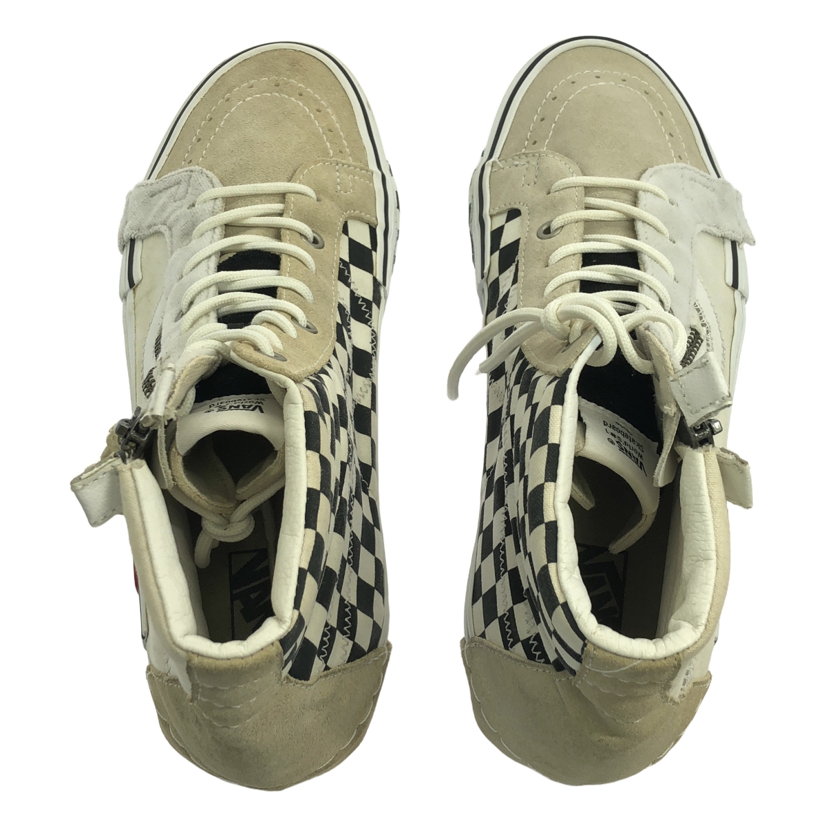 VANS / バンズ VAULT SK8-HI CAP LX MARSHMALLOW / ボルト ジップ ハイカット スニーカー