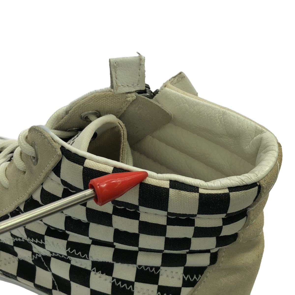 VANS / バンズ VAULT SK8-HI CAP LX MARSHMALLOW / ボルト ジップ ハイカット スニーカー