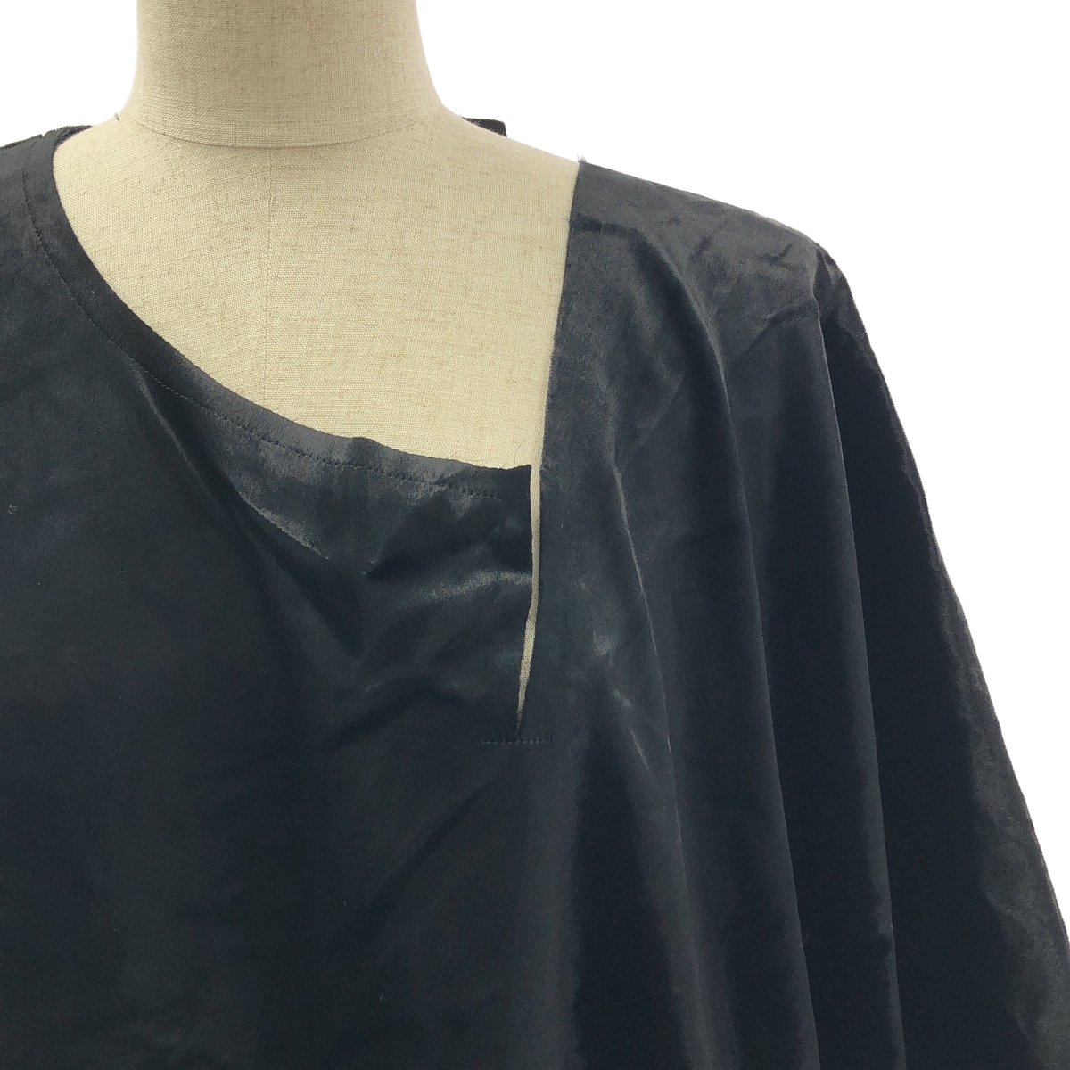 COMME des GARCONS / コムデギャルソン 変形 アシンメトリー オーバーシルエット バックジップ ドレス ワンピース