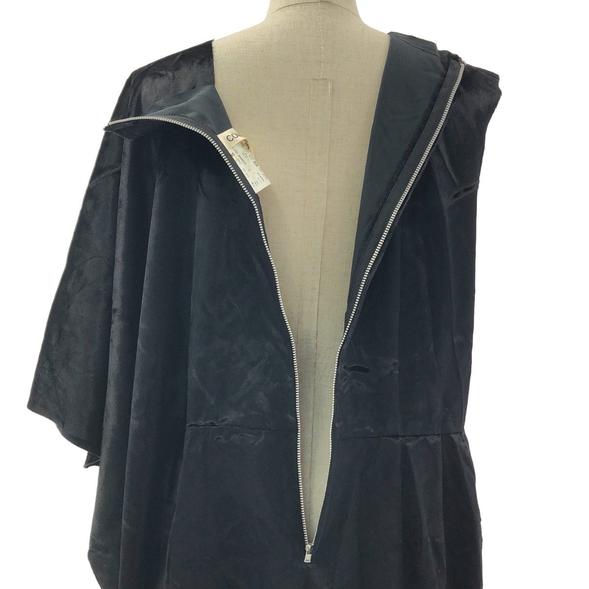 COMME des GARCONS / コムデギャルソン 変形 アシンメトリー オーバーシルエット バックジップ ドレス ワンピース
