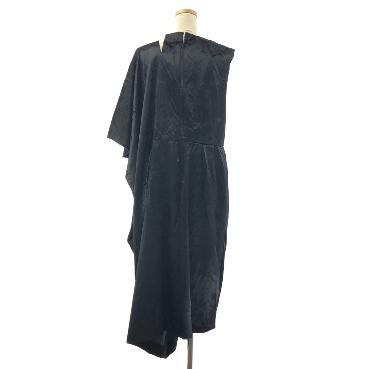 COMME des GARCONS / コムデギャルソン 変形 アシンメトリー オーバーシルエット バックジップ ドレス ワンピース