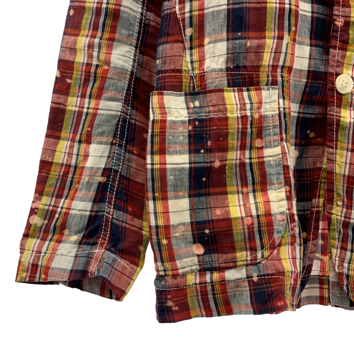 COMME des GARCONS HOMME / コムデギャルソンオム ブリーチ加工 シングルブレスト ジャケット