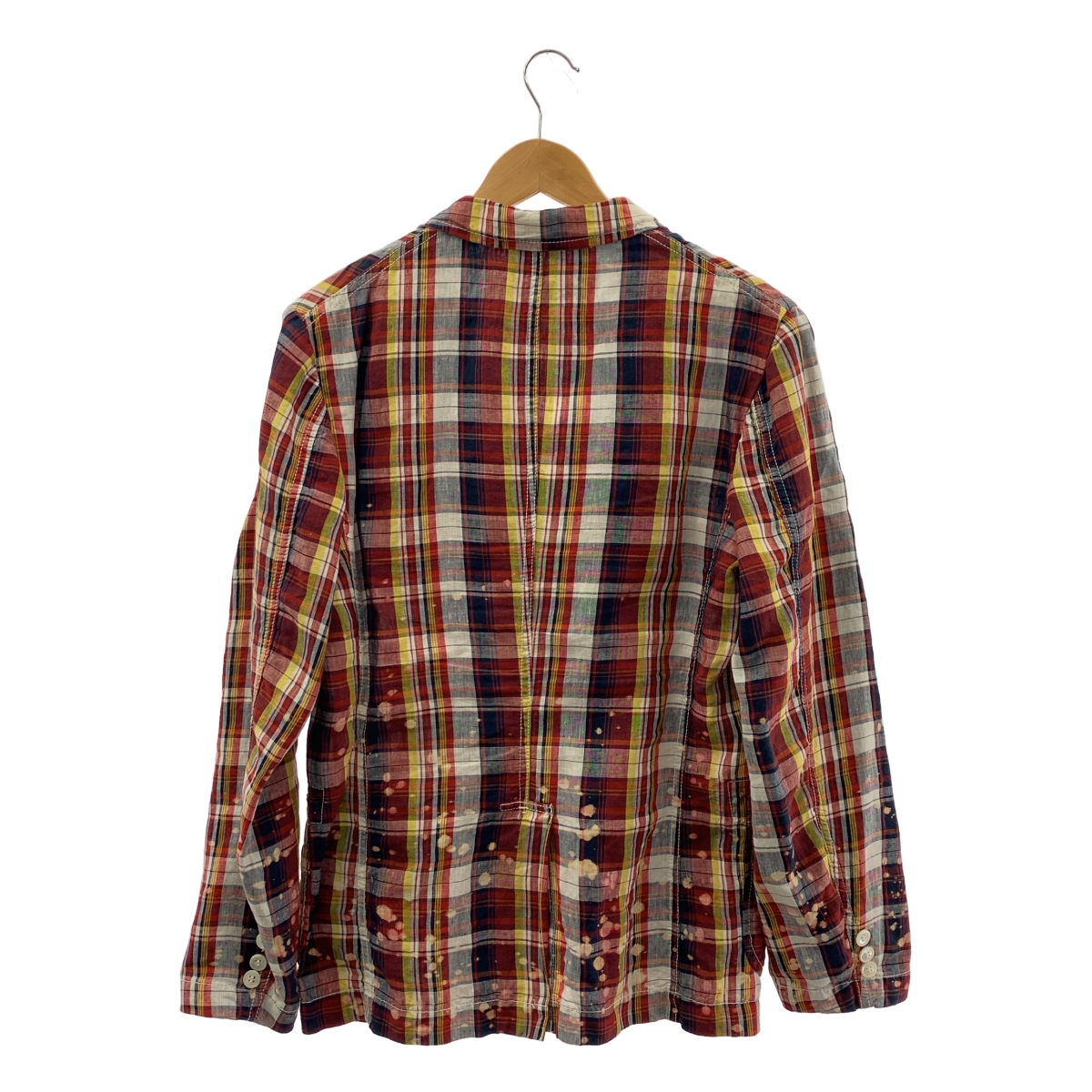 COMME des GARCONS HOMME / コムデギャルソンオム ブリーチ加工 シングルブレスト ジャケット