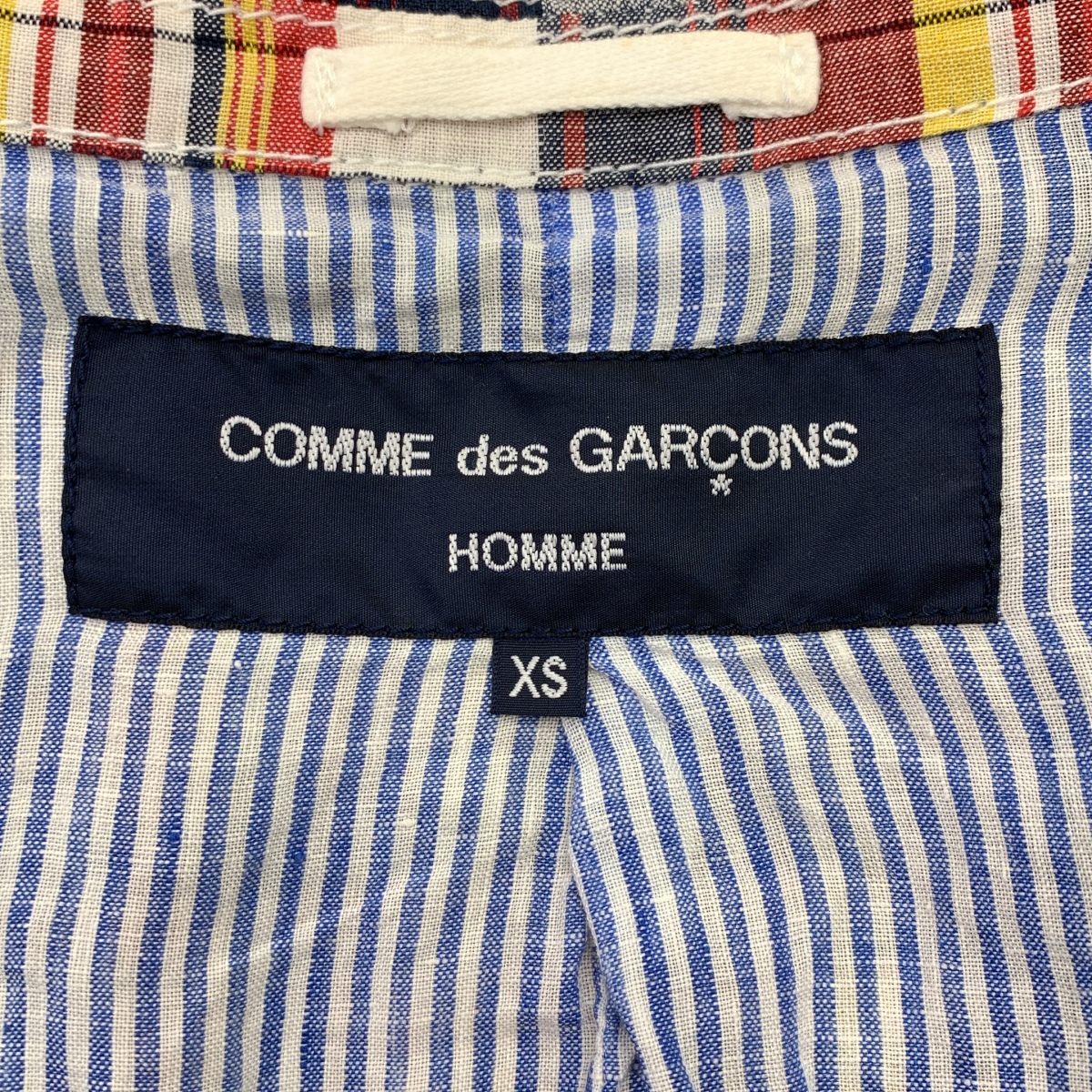 COMME des GARCONS HOMME / コムデギャルソンオム ブリーチ加工 シングルブレスト ジャケット