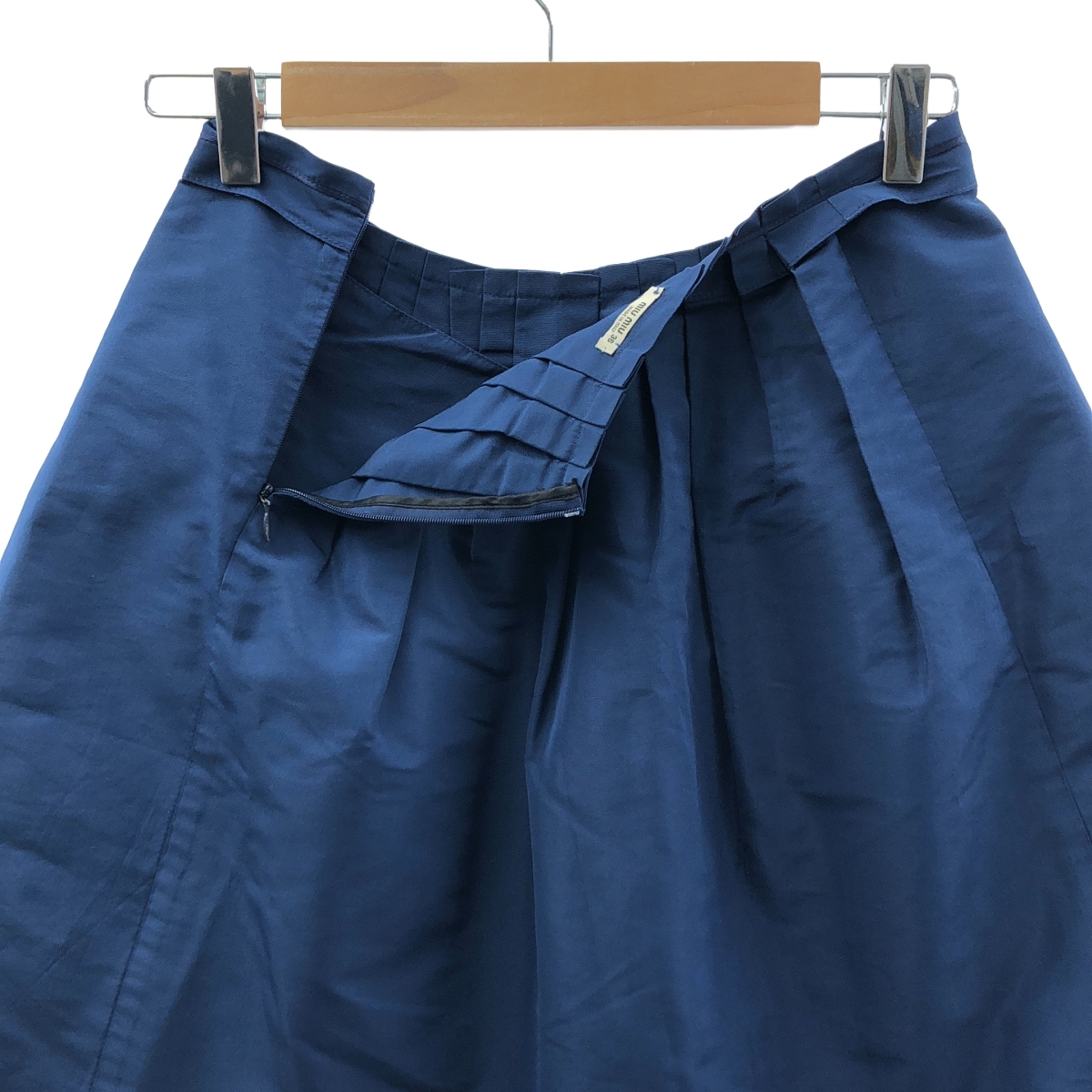 miu miu / ミュウミュウ タック プリーツ フレア スカート