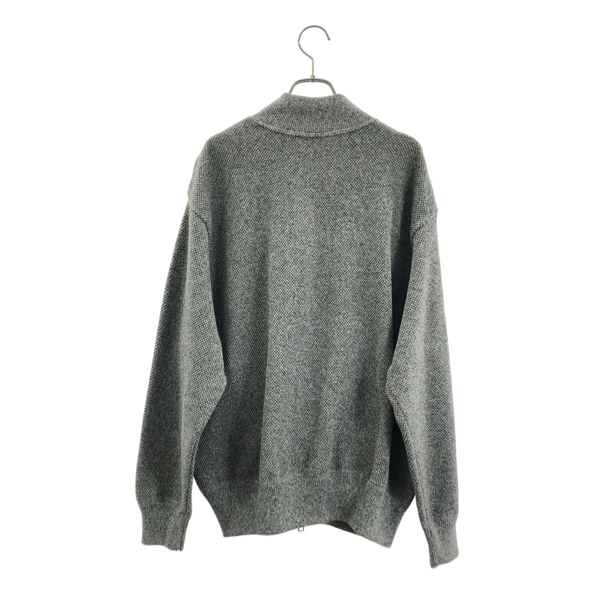 Crepuscule / クレプスキュール ×URBAN RESEARCH Moss Stitch Drivers Knit / コットン ニット ジップ ジャケット
