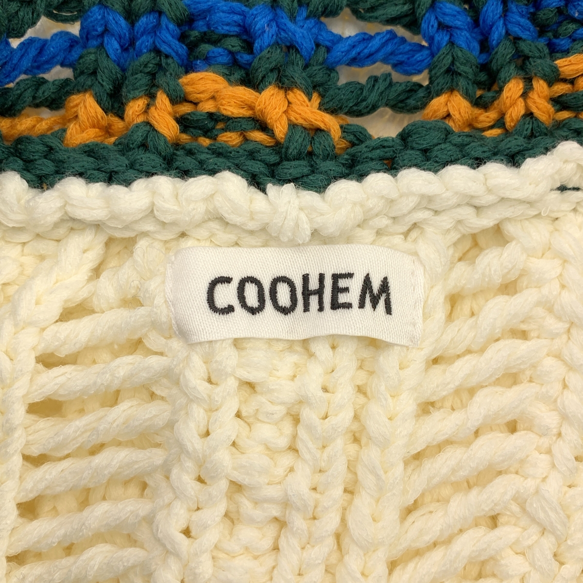 Coohem / コーヘン SUKASHI TILDEN KNIT VEST / スカシ チルデン ニット ベスト プルオーバー