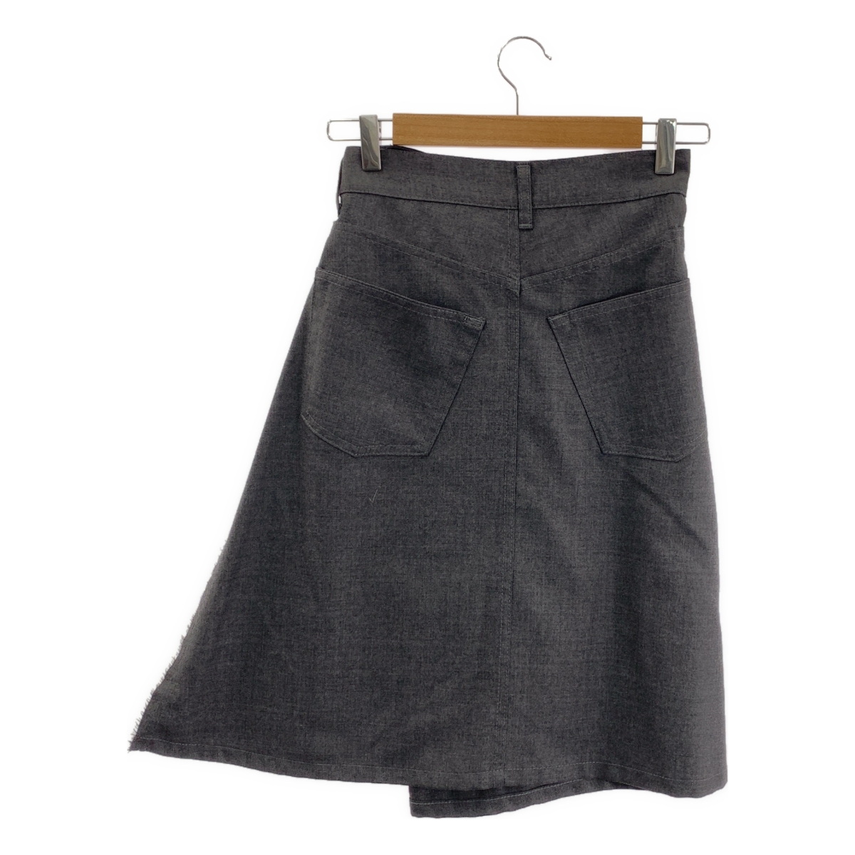 JUNYA WATANABE COMME des GARCONS / ジュンヤワタナベ ウール 変形 ジップ スカート