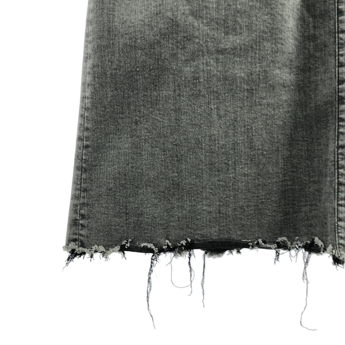 L'Appartement / アパルトモン 【 GOOD GRIEF! / グッドグリーフ 】 CUT OFF HEM DENIM LONG SKIRT / ロゴ カットオフ ヘム デニム ロングスカート
