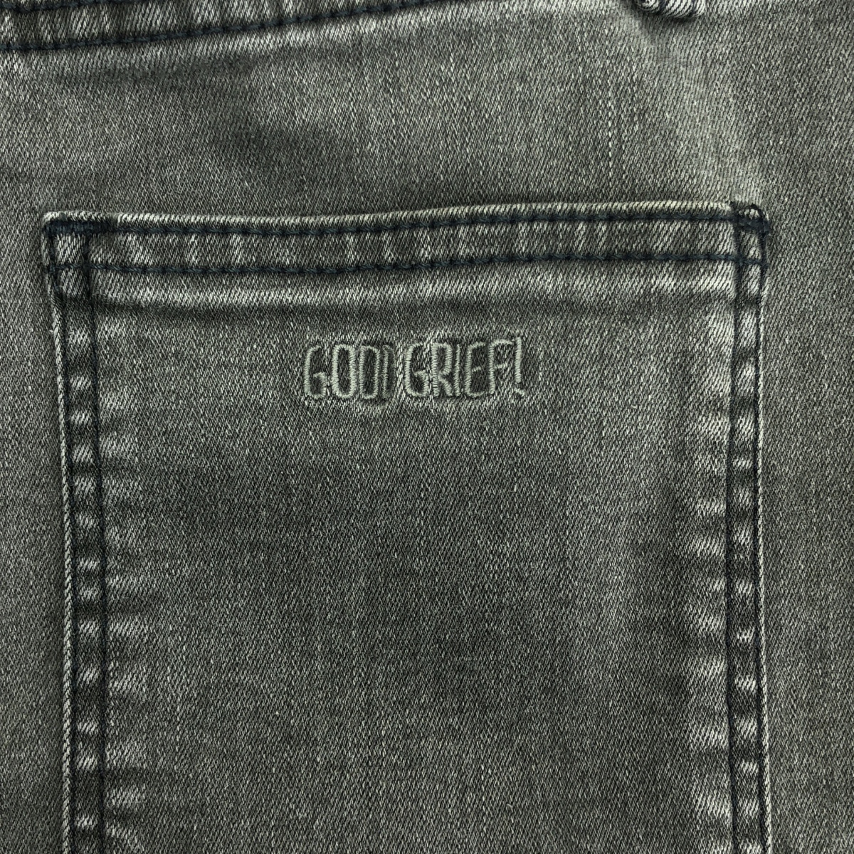 L'Appartement / アパルトモン 【 GOOD GRIEF! / グッドグリーフ 】 CUT OFF HEM DENIM LONG SKIRT / ロゴ カットオフ ヘム デニム ロングスカート