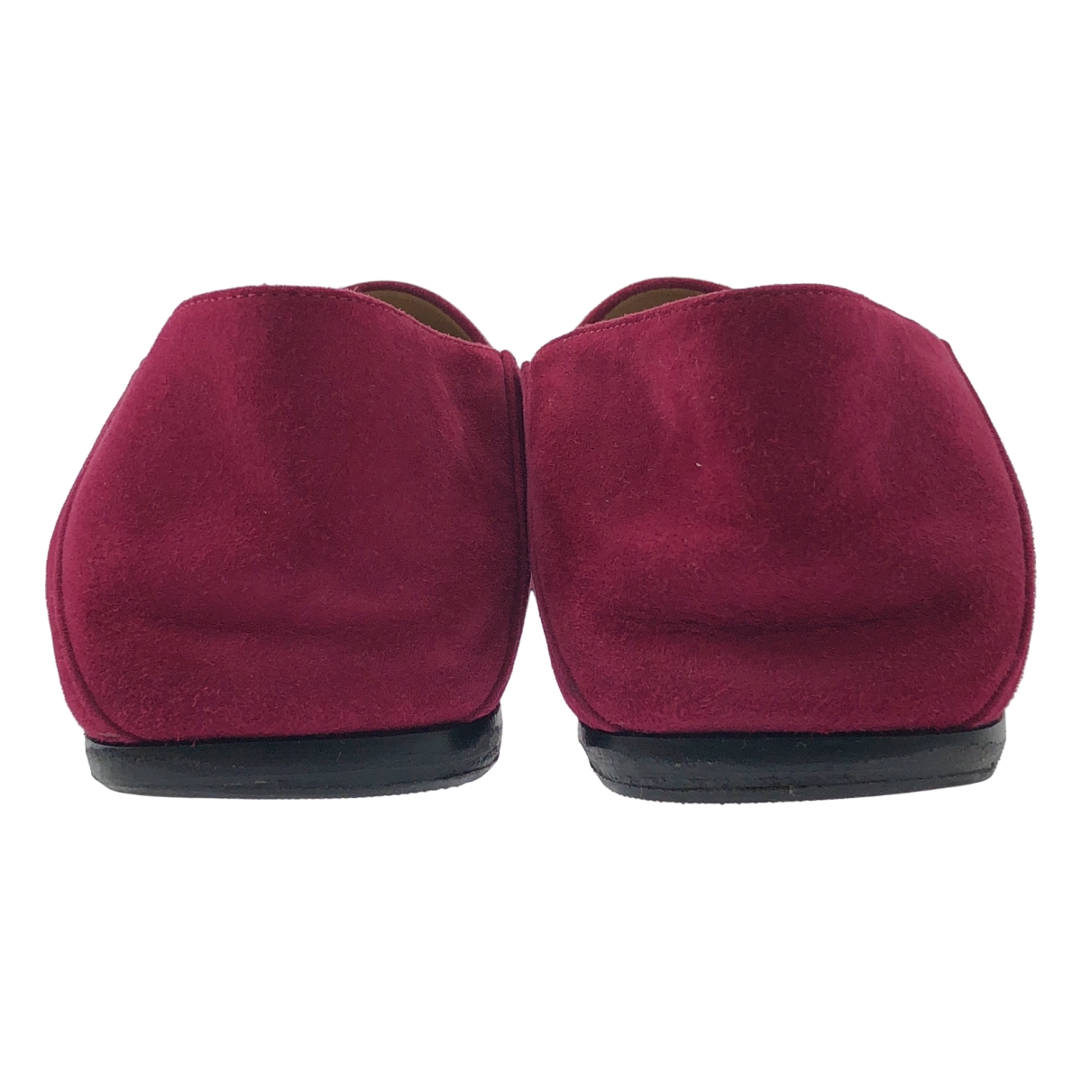 sergio rossi / セルジオロッシ SR1 Slipper スウェードレザー スクエアトゥ フラットシューズ