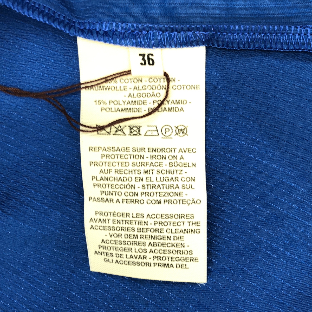 HERMES / エルメス ベルテッド シェーヌダンクル スリット オーバー ワンピース