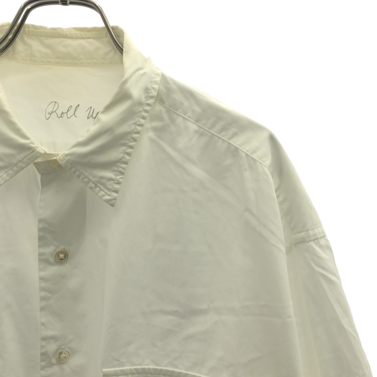 PORTER CLASSIC / ポータークラシック コットン ロールアップ シャツ