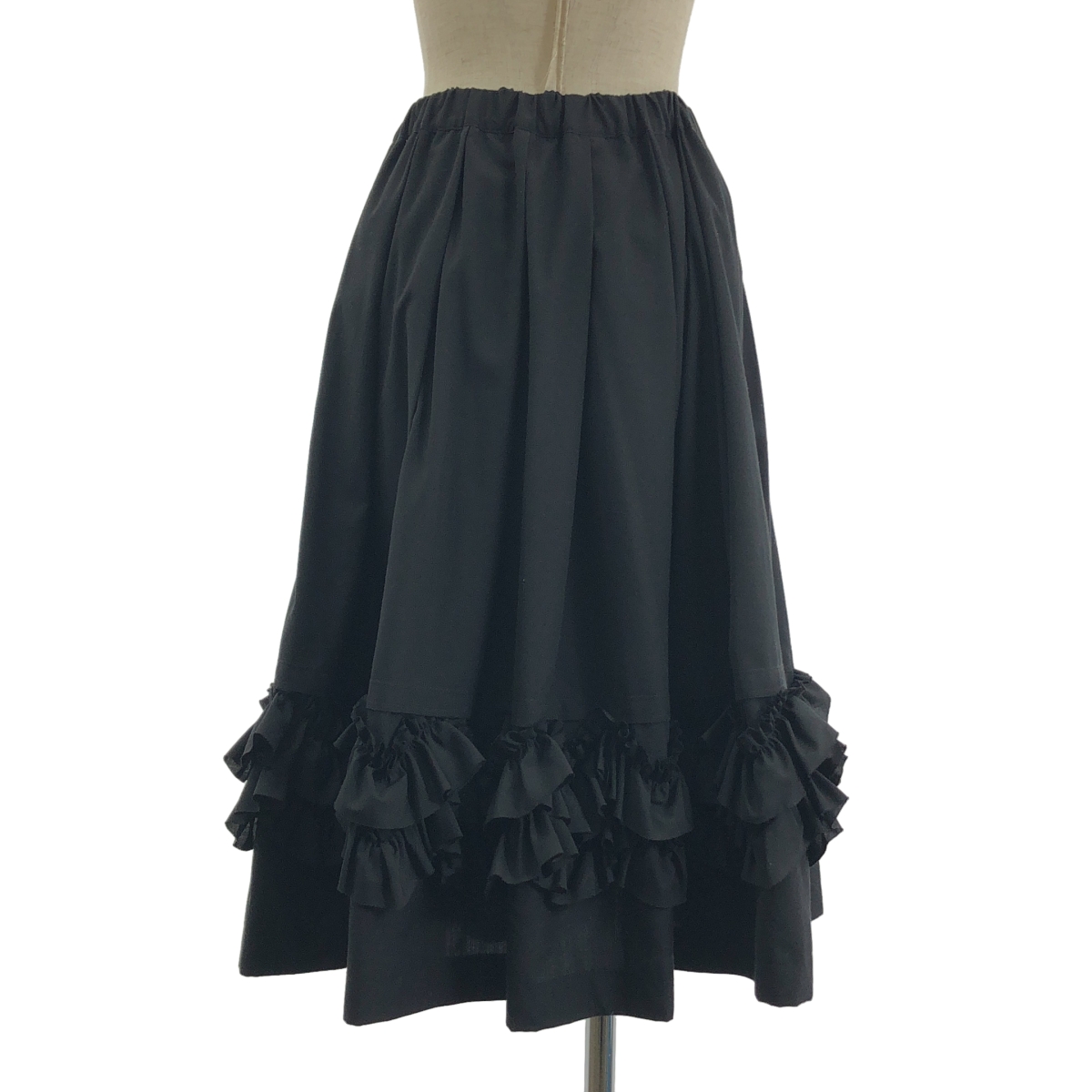 COMME des GARCONS COMME des GARCONS / コムコム タック フリル ボリューム ロングスカート