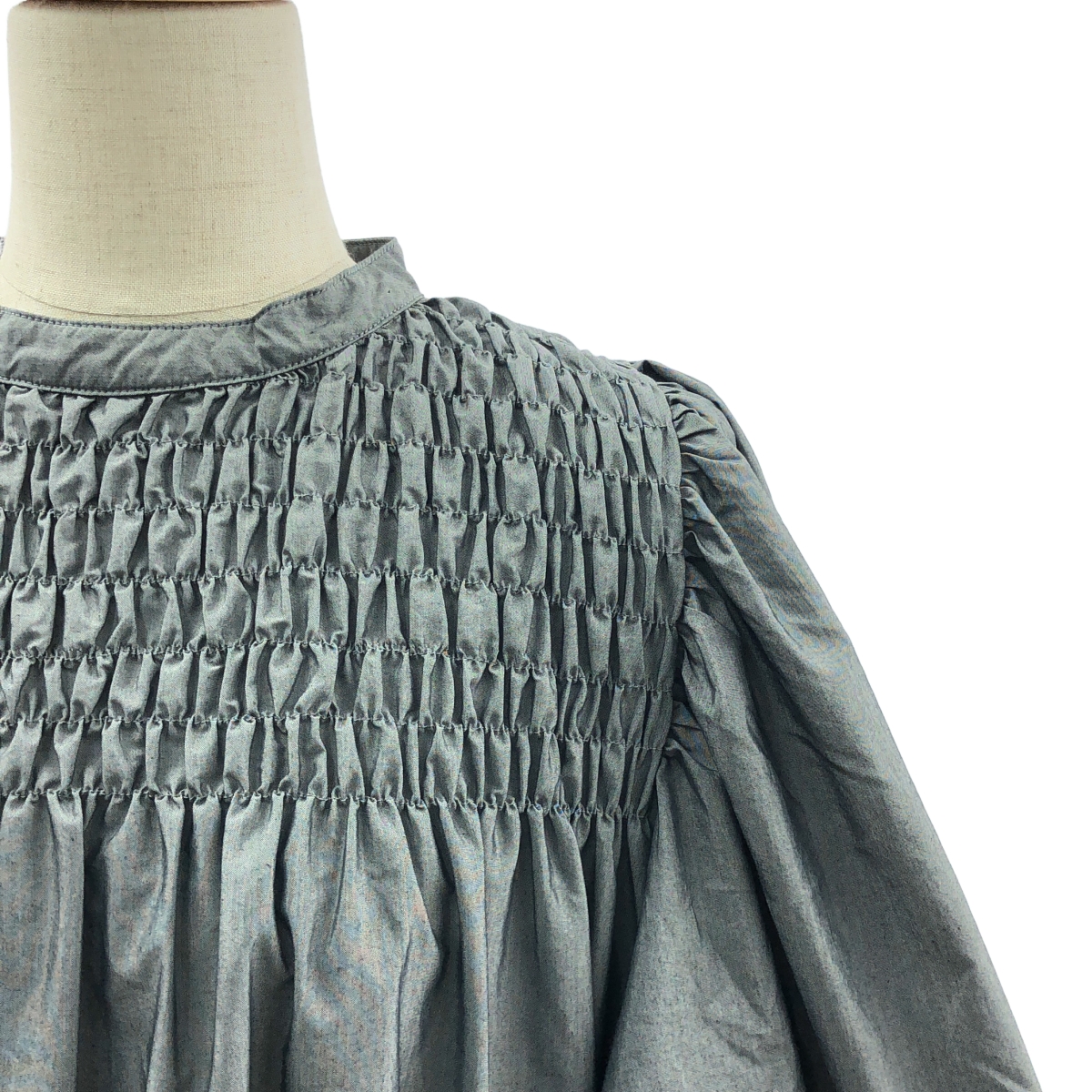 その他 オーガニック コットン シャーリングワンピース