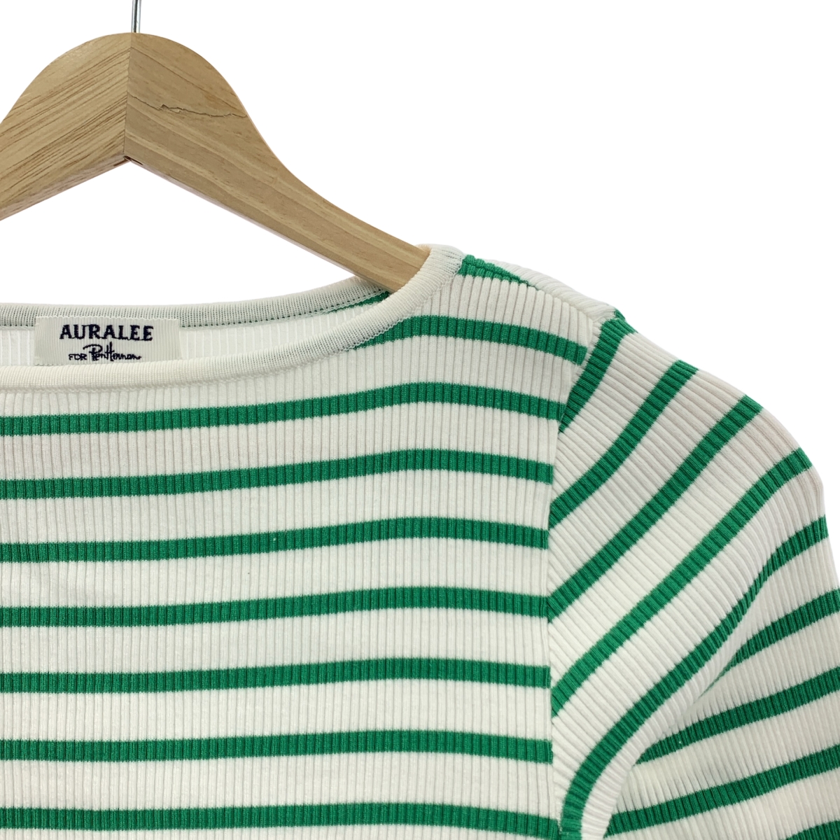 AURALEE / オーラリー × Ron Herman RIB BOAT NECK L/S TEE リブ カットソー