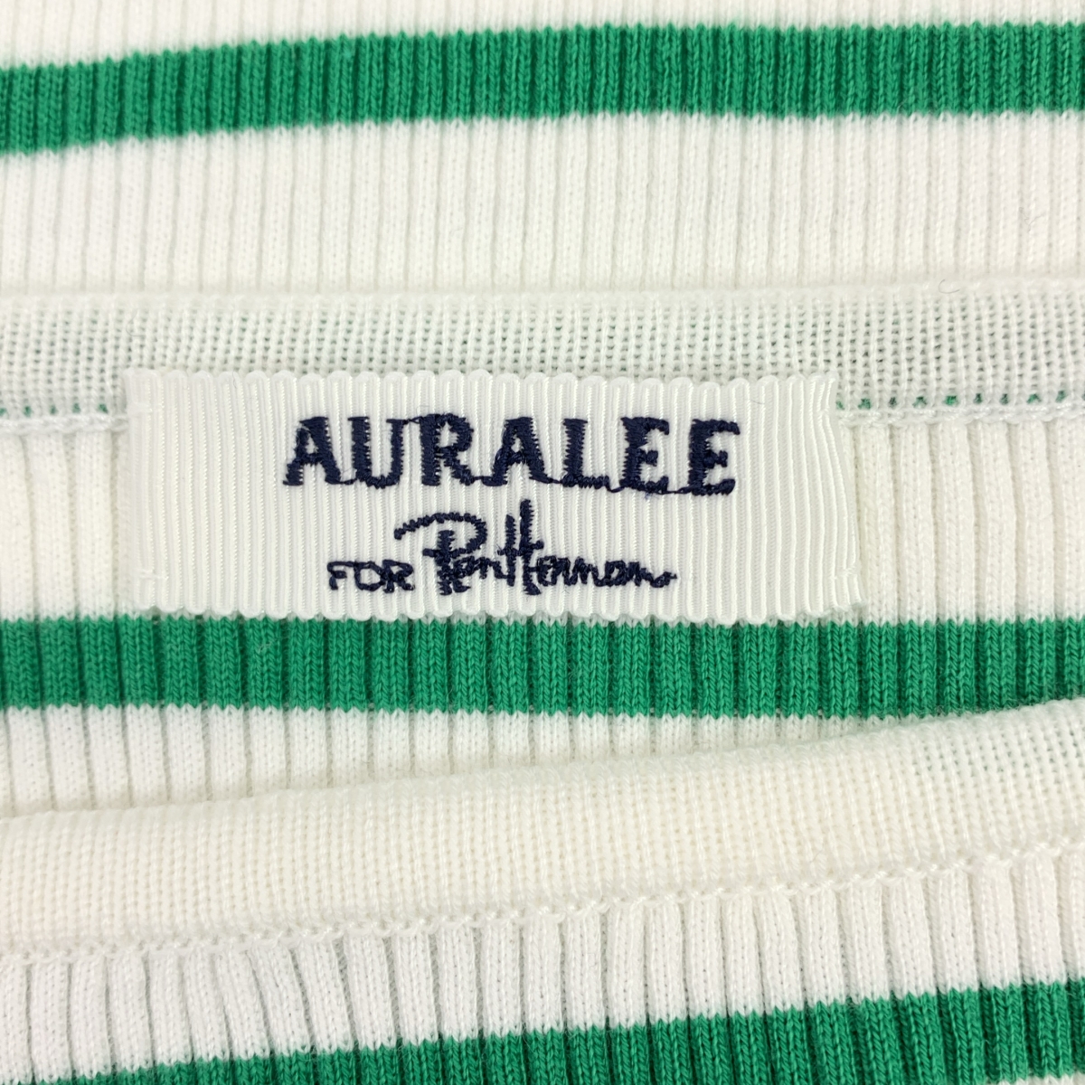 AURALEE / オーラリー × Ron Herman RIB BOAT NECK L/S TEE リブ カットソー
