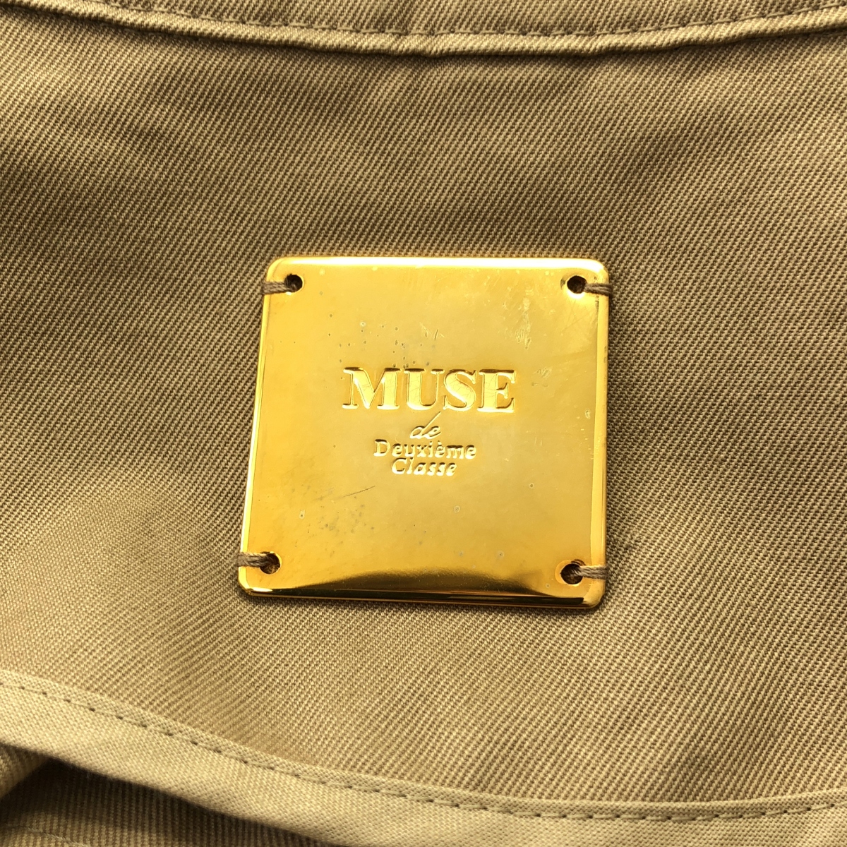 Deuxieme Classe / ドゥーズィエムクラス FINX / ベルテッド ギャバトレンチコート