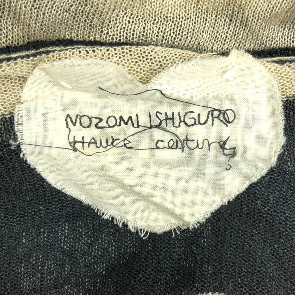 NOZOMI ISHIGURO / ノゾミイシグロ デストロイ加工 ボーダー ニット