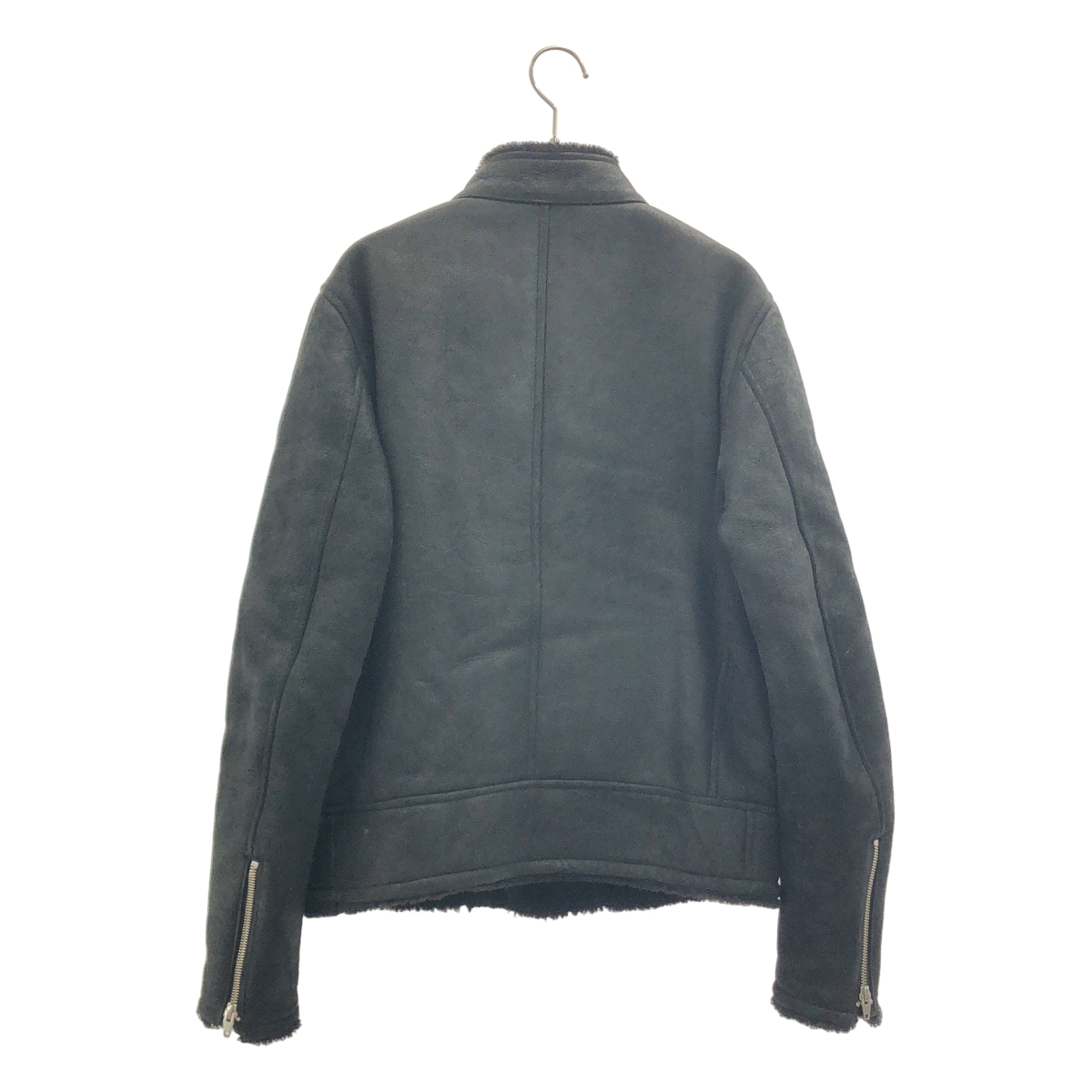 District UNITED ARROWS / ディストリクトユナイテッドアローズ ムートン シングルライダース ジャケット