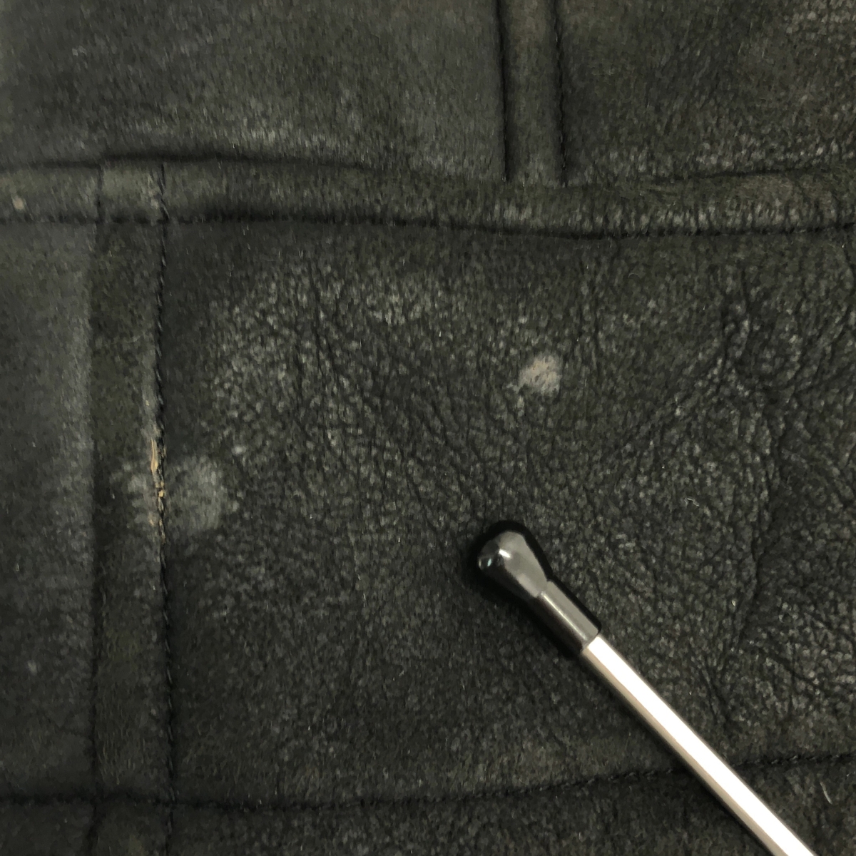 District UNITED ARROWS / ディストリクトユナイテッドアローズ ムートン シングルライダース ジャケット