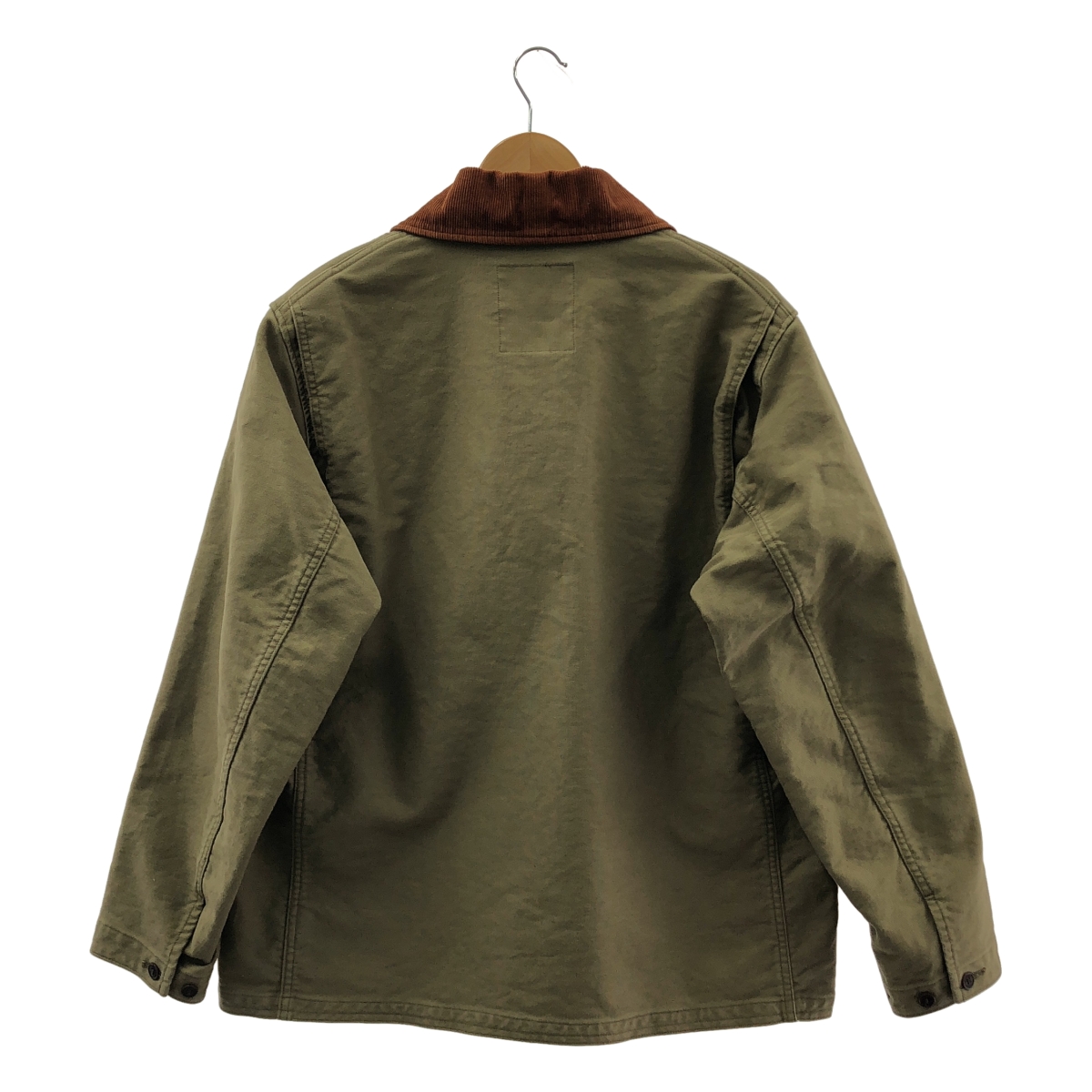 HYSTERIC GLAMOUR / ヒステリックグラマー コーデュロイ切替 ロゴボタン カバーオール ジャケット