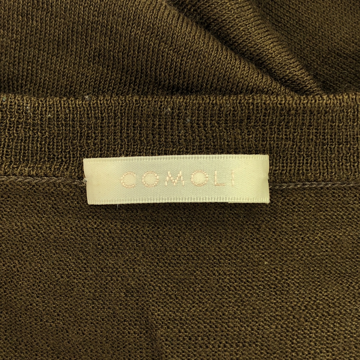 COMOLI / コモリ 18G ウール クルーネック ニット