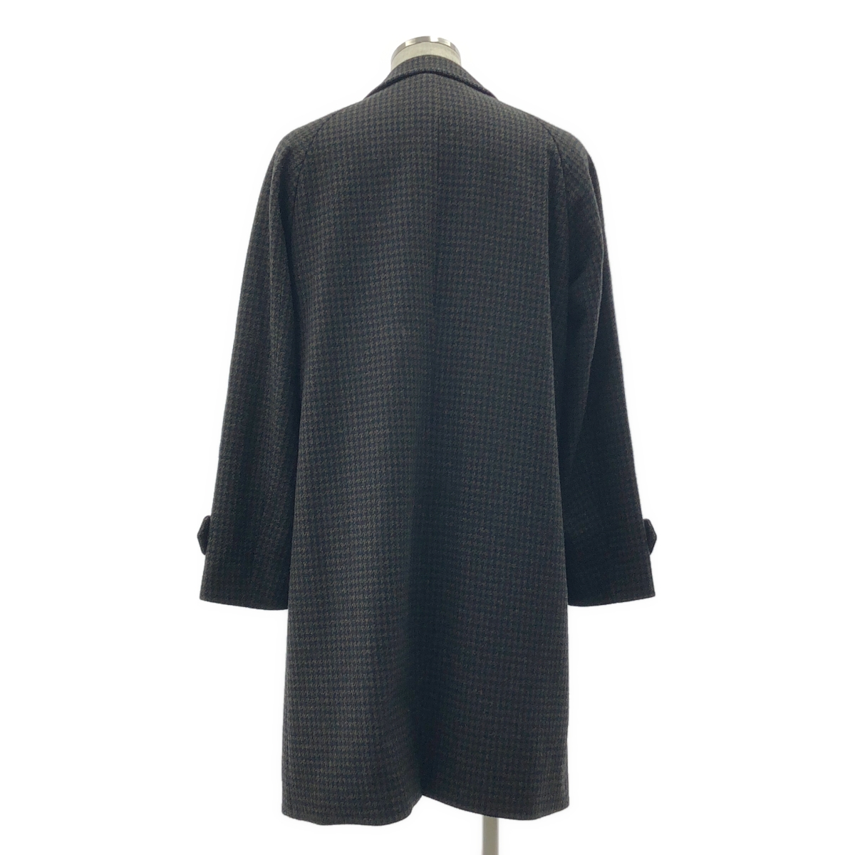 RING JACKET / リングジャケット ハウンドトゥース ウール チェスターコート